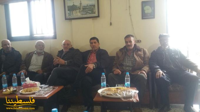 أمين سر فصائل "م.ت.ف" وحركة "فتح" في منطقة صور يستقبل حزب الله  و"فدا" في مخيم الرشيدية