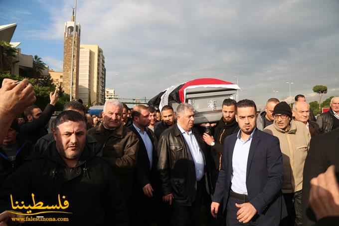 تشييع القائد المناضل عاطف دبور بجنازةٍ جماهيريّةٍ حاشدةٍ في بيروت