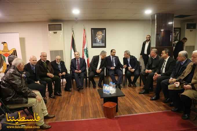 سفارة دولة فلسطين في لبنان تتقبَّل التعازي بالقائد المناضل عاطف دبور