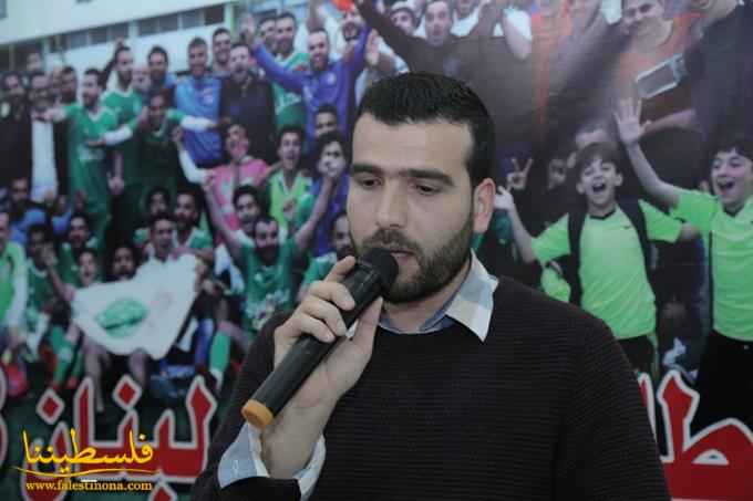 "فتح" تُشارك نادي النَّهضة بحفل فوزه بكأس فلسطين للأندية في البرج الشَّمالي