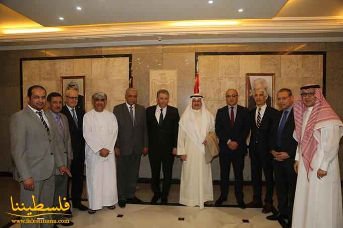 السُّفراء العرب في زيارة تضامنيَّة لسِّفارة دولة فلسطين في بيروت