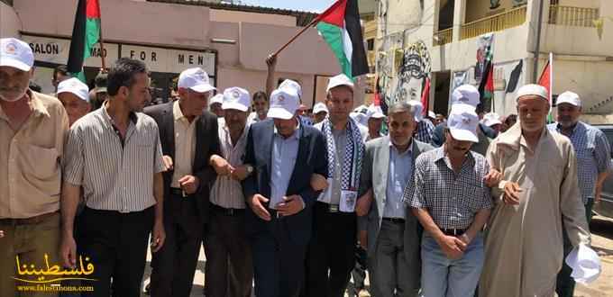 مسيرةٌ حاشدةٌ في مخيّم الجليل -بعلبك إحياءً لـ"يوم القدس العالمي"