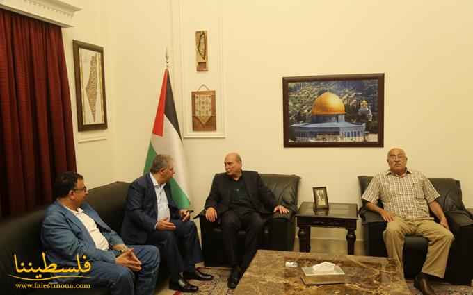 دبور يلتقي وفداً من الجبهة الشعبية لتحرير فلسطين