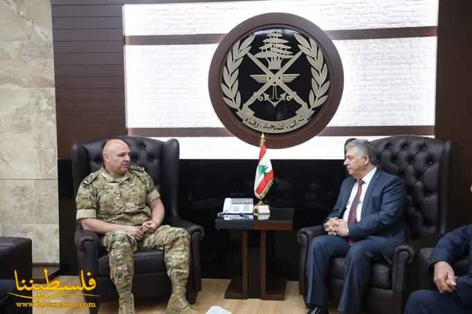 السفير دبور بعد لقائه قائد الجيش اللبناني: نُثمِّن قرار إزالة البوابات الإلكترونية