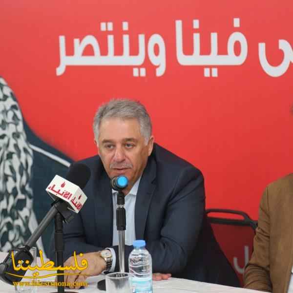 السفير دبور خلال لقاء في بيروت: الصمود الفلسطيني مستمرٌّ بوجه الضغوط والمؤامرات