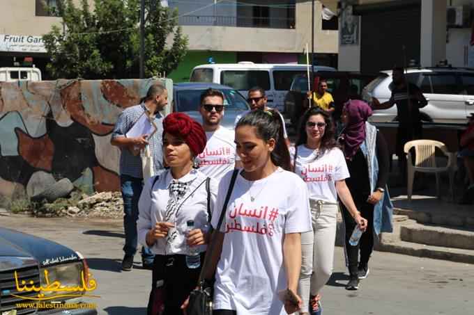 جمعية "مسار" تلتقي قيادة حركة "فتح" في صور وتجول في مخيَّم الرشيدية
