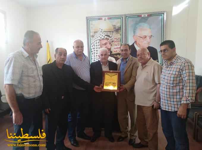 لجنة العلاقات السياسية لحركة "فتح" في لبنان تُكرِّم شناعة وفيّاض