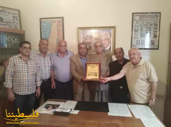 لجنة العلاقات السياسية لحركة "فتح" في لبنان تُكرِّم شناعة وفيّاض