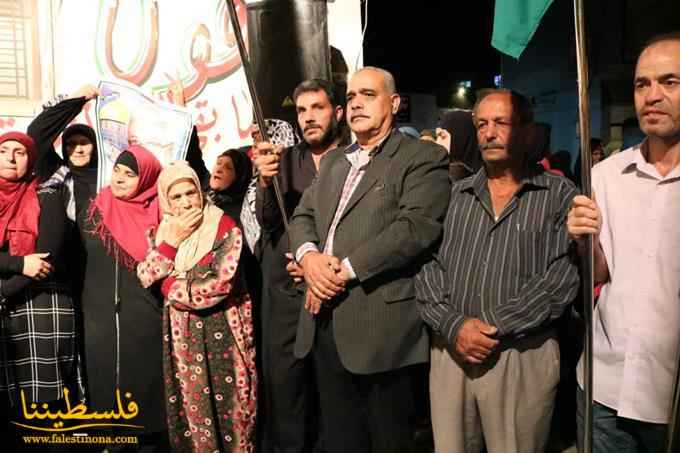 وقفةٌ تضامنيةٌ ومسيرةٌ جماهيريةٌ داعمة للرئيس محمود عباس في البقاع