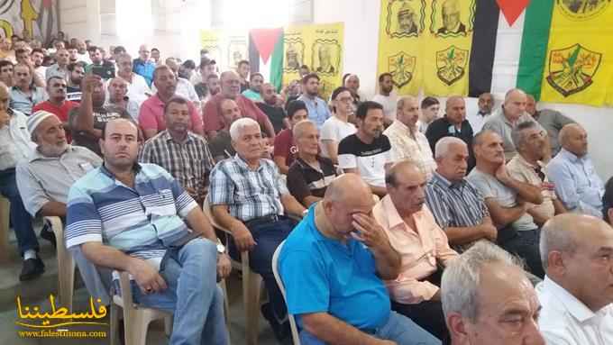 مهرجان جماهيري في عين الحلوة تحت شعار "كلُّ الشعب الفلسطيني وقواه الوطنية مع الرئيس"