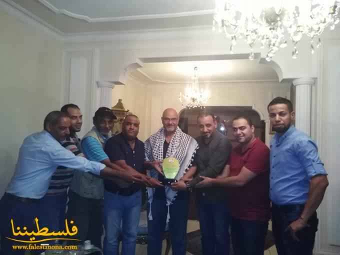 المؤسسات الحركية وفرقة سراج العودة تكرِّم عضو بلدية مدينة صور علي الفران