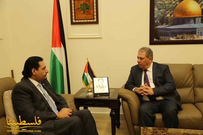 السفير دبور يلتقي السفير القطري وسفيرة الدنمارك في لبنان