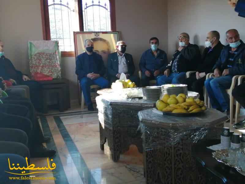 حركة "فتح" تُكرِّم الشهيد علي فرحات في منطقة الرفيد في البقاع الغربي