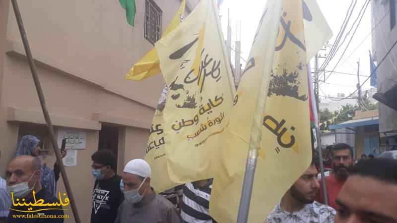 حركة "فتح" - شُعبة الميّة وميّة تُشارك في مسيرةٍ حاشدةٍ نُصرةً لأهلنا في القدس واستنكارًا للعدوان الإسرائيلي على غزّة
