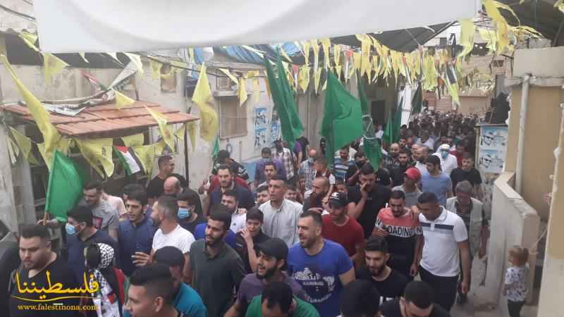 حركة "فتح" - شُعبة الميّة وميّة تُشارك في مسيرةٍ حاشدةٍ نُصرةً لأهلنا في القدس واستنكارًا للعدوان الإسرائيلي على غزّة