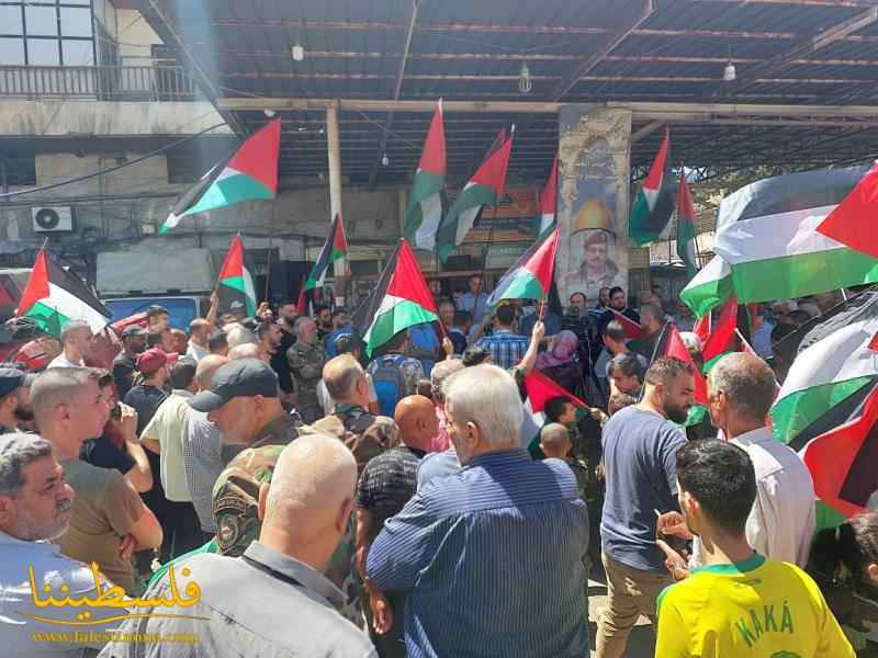 وقفةٌ جماهيريةٌ غاضبةٌ في مخيَّم البداوي استنكارًا للعدوان الصهيوني المستمر على شعبنا الفلسطيني