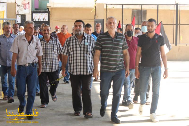 هيئة العمل الفلسطيني المشترك في منطقة صيدا تنظِّم وقفةً غاضبةً رفضًا لممارسات الاحتلال الارهابية في الوطن