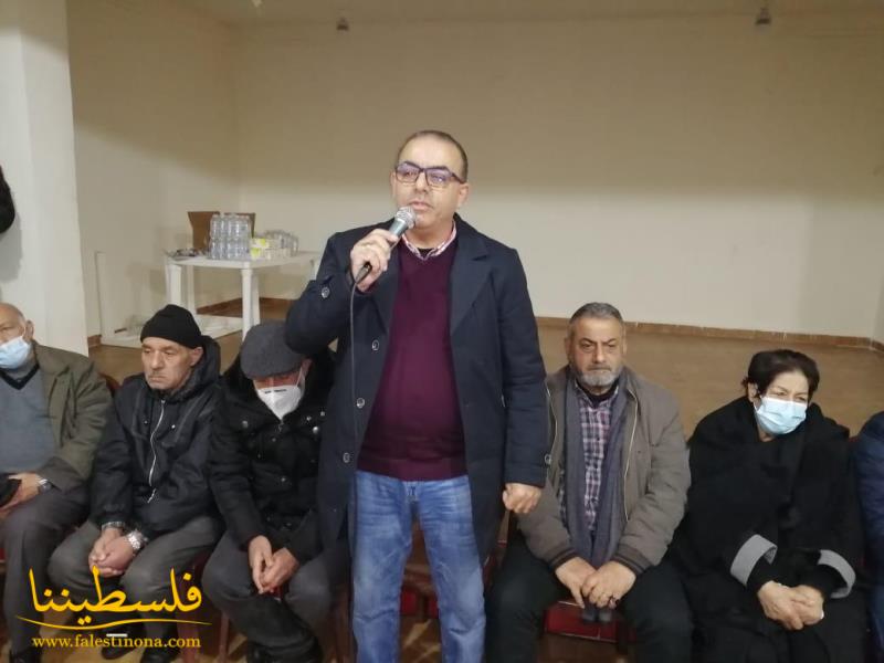 حركة "فتح" في الشّمال تنظِّم بيت عزاء للفقيد الشَّاب "منصور محمد قرطام" في مخيم البداوي