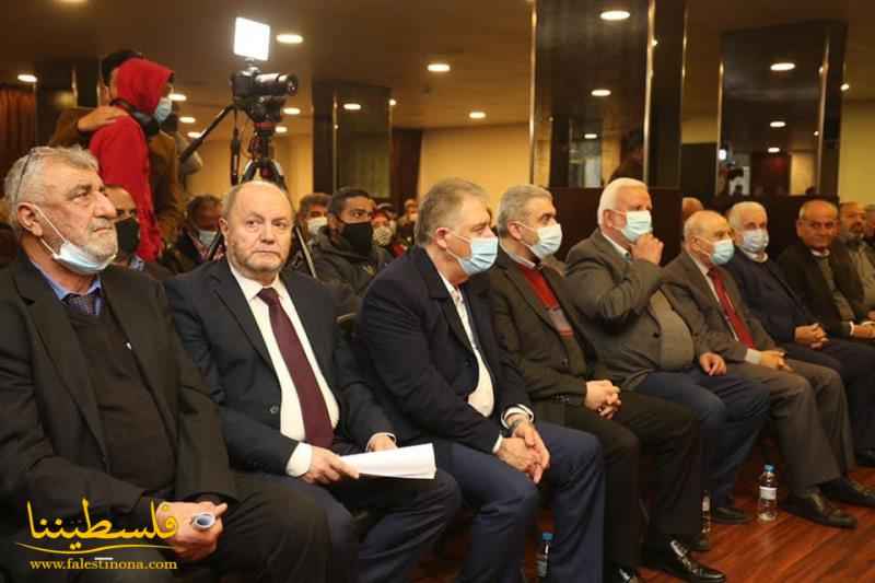 افتتاح مؤتمر اتحاد نقابات عمال فلسطين- فرع لبنان
