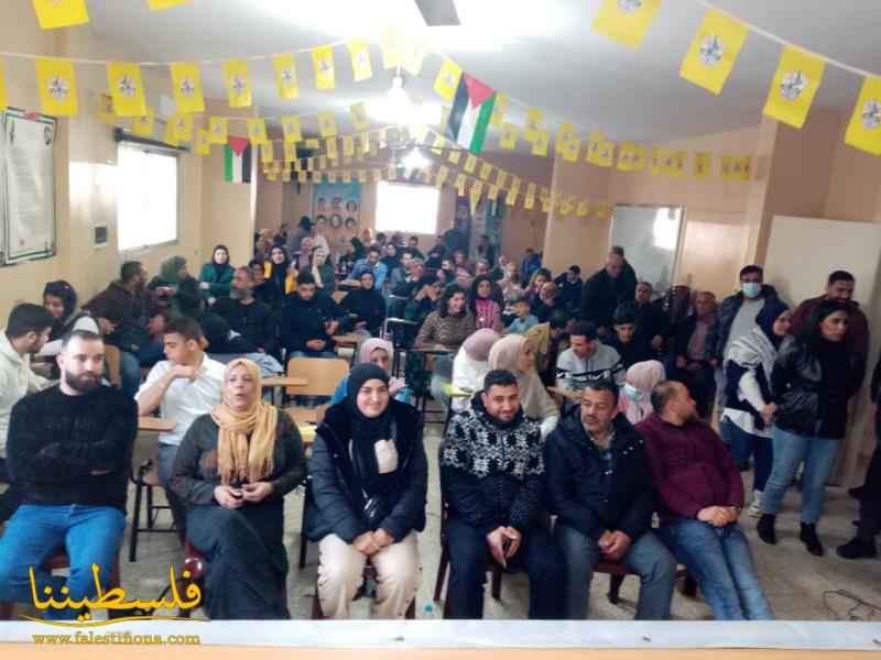 حركة "فتح" تنظّم حفل تخريج دورة الشهيد القائد د.جمال محيسن في مخيّم البص