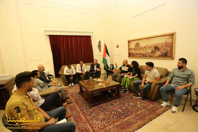 السفير دبور يستقبلُ قيادةَ المكتب الطلابي الحركي المركزي - إقليم لبنان