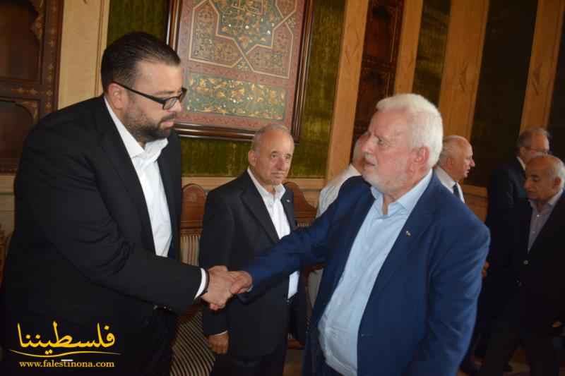 وفد القيادة السياسية في لبنان يقدّم واجب العزاء برحيل د.غسّان حمود