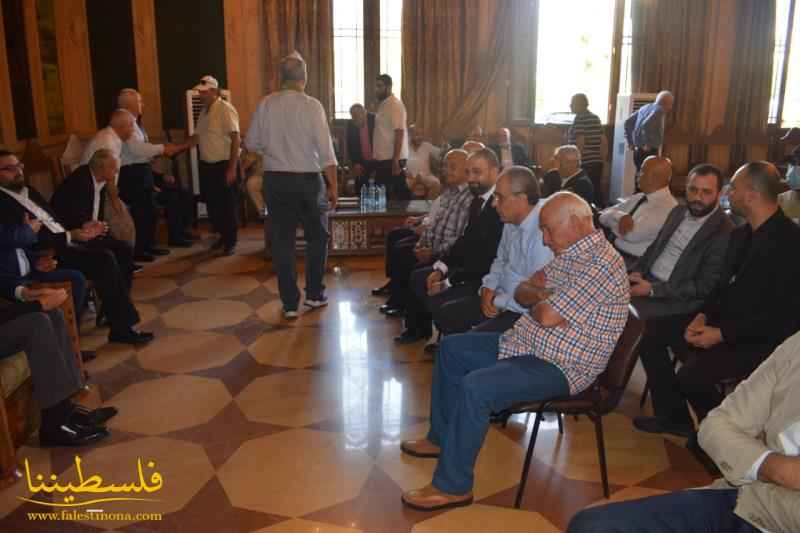 وفد القيادة السياسية في لبنان يقدّم واجب العزاء برحيل د.غسّان حمود