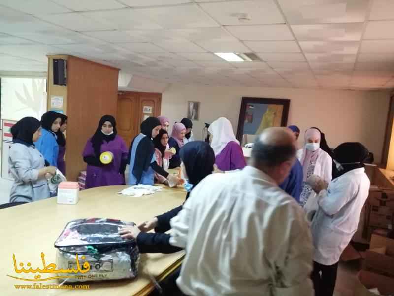 مبادرة صحية واجتماعية في مستشفى الهمشري بالتعاون ما بين جمعية (Peace) والهلال الأخضر اللبناني والمكتب الحركي للمرأة