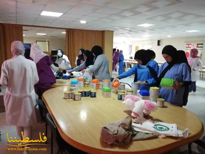 مبادرة صحية واجتماعية في مستشفى الهمشري بالتعاون ما بين جمعية (Peace) والهلال الأخضر اللبناني والمكتب الحركي للمرأة