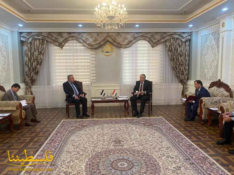 وزير خارجية طاجاكستان يؤكد دعم بلاده الثابت لفلسطين
