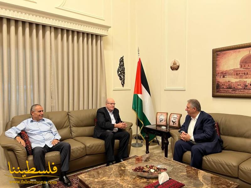 السَّفير دبور يستقبل نائب الأمين العام للجبهة الديمقراطية فهد سليمان
