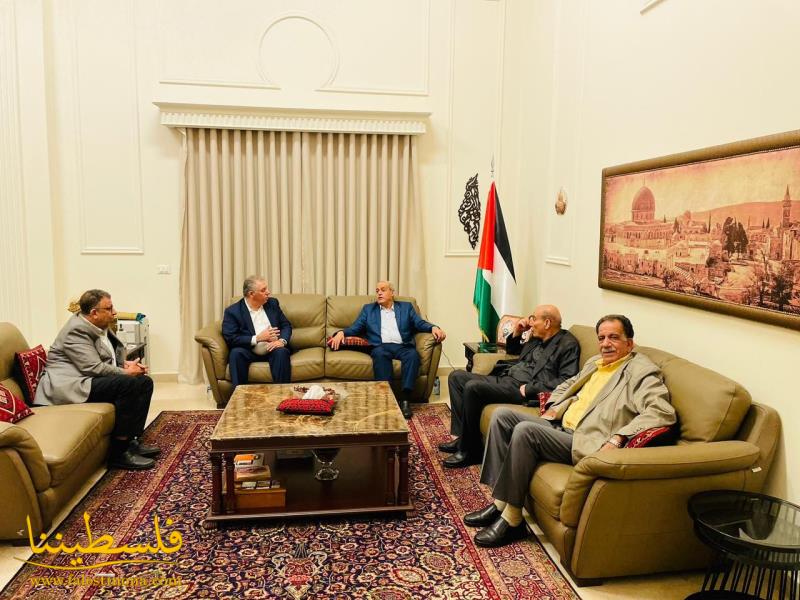 السَّفير دبور يستقبل نائب الأمين العام للجَّبهة الشَّعبية لتحرير فلسطين جميل مزهر