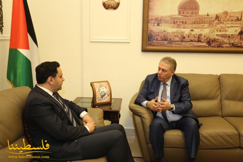 السَّفير دبور يستقبل القائم بأعمال سفارة دولة الكويت في لبنان