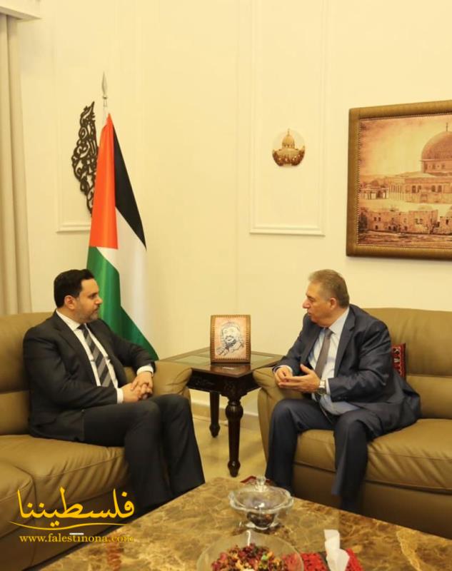 السَّفير دبور يستقبل القائم بأعمال سفارة دولة الكويت في لبنان