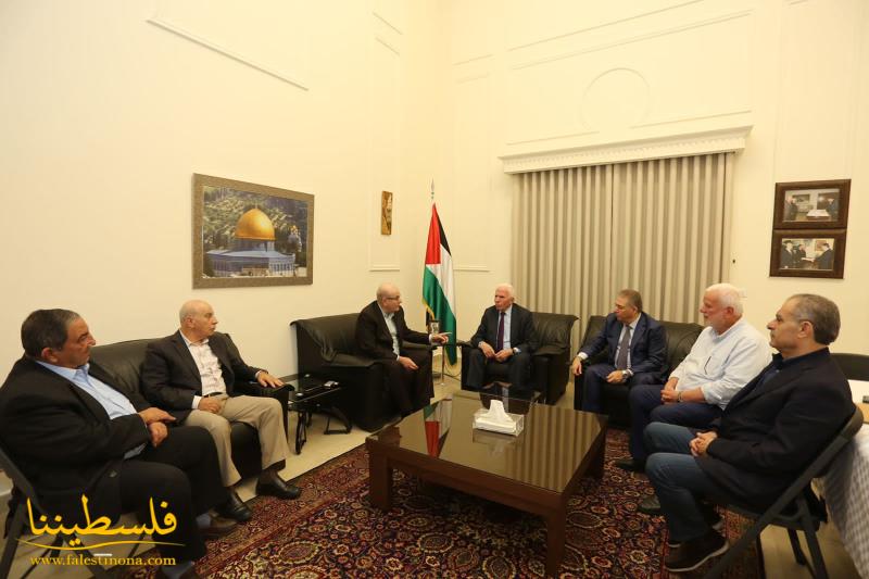 لقاء قيادي بين حركة "فتح" والجَّبهة الديمقراطية في سفارة فلسطين في بيروت