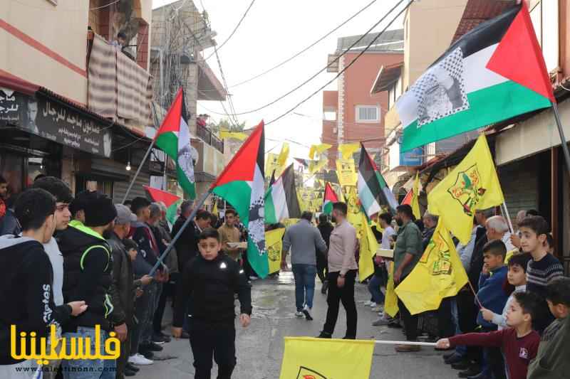 المخيّمات والتجمُّعات الفلسطينية في منطقة صور تحتفي بالعمليات البطولية في فلسطين المحتلة