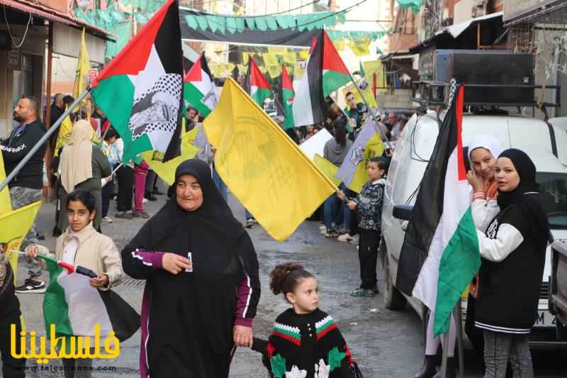 المخيّمات والتجمُّعات الفلسطينية في منطقة صور تحتفي بالعمليات البطولية في فلسطين المحتلة