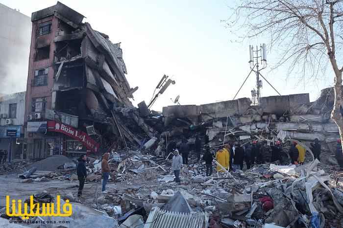 ارتفاع حصيلة ضحايا الزلزال في سوريا وتركيا إلى 11200
