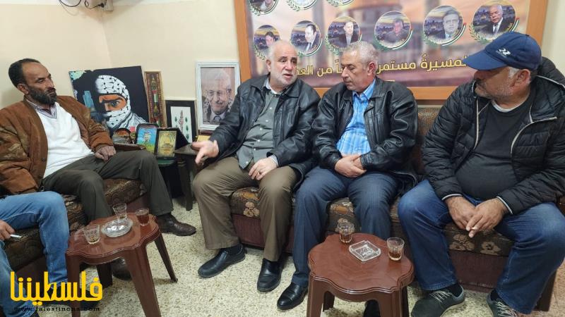 حركة "فتح" تستقبل وفداً من حزب "فدا" في منطقة صيدا