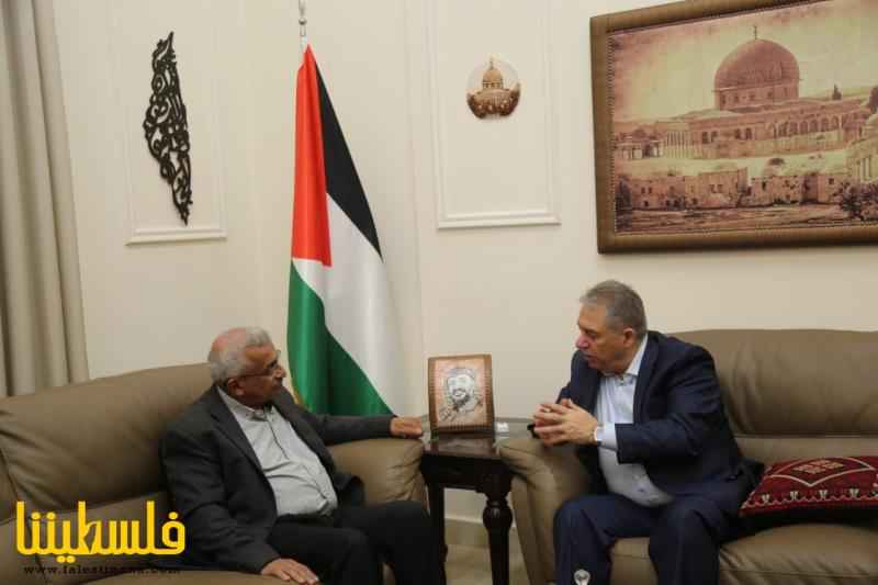 السفير دبور يلتقي الأمين العام للتنظيم الشعبي الناصري د.أسامة سعد