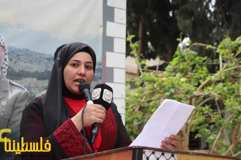 اتحاد المرأة ينظّم وقفة مناصرة لأسرانا وأسيراتنا في مخيّم البص بمناسبة الثامن من آذار