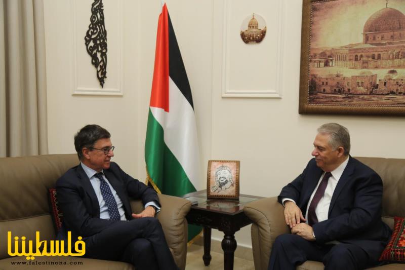 السَّفير دبور يلتقي سفير بلجيكا في لبنان