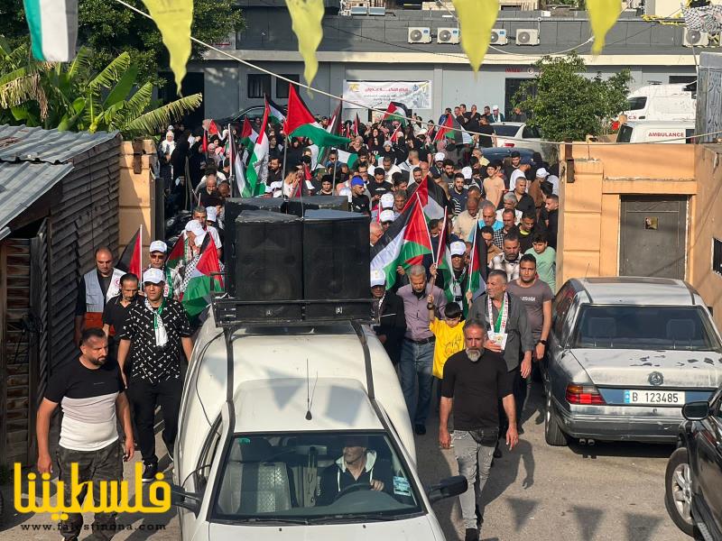 فصائل العمل الوطني الفلسطيني تنظم مسيرات في مخيمات وتجمعات صور في ذكرى النكبة