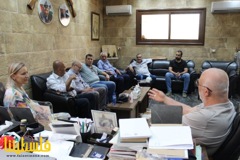 اللواء توفيق عبدالله يستقبل مديرة شؤون وكالة الأونروا في لبنان