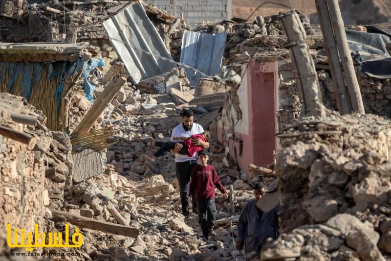 ارتفاع حصيلة ضحايا زلزال المغرب إلى 2012
