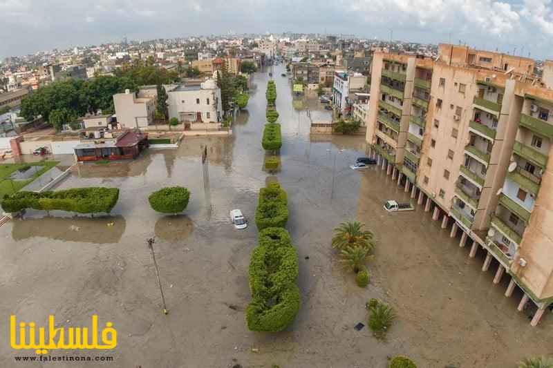 150 قتيلاً على الأقل جراء الفيضانات في ليبيا