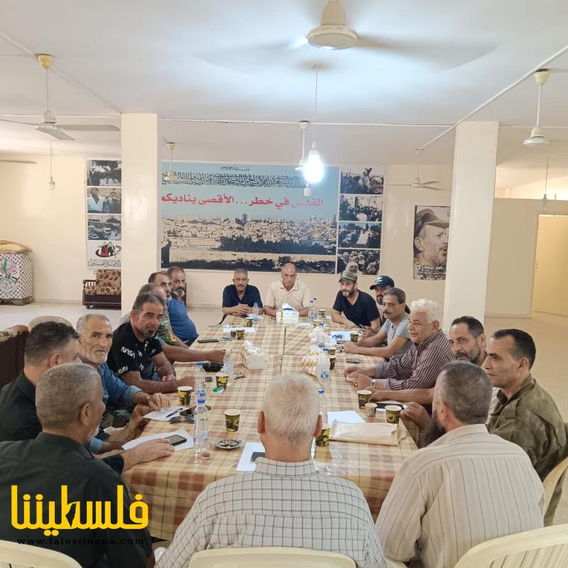 اجتماع هام للقوة الفلسطينية المشتركة في مخيم عين الحلوة
