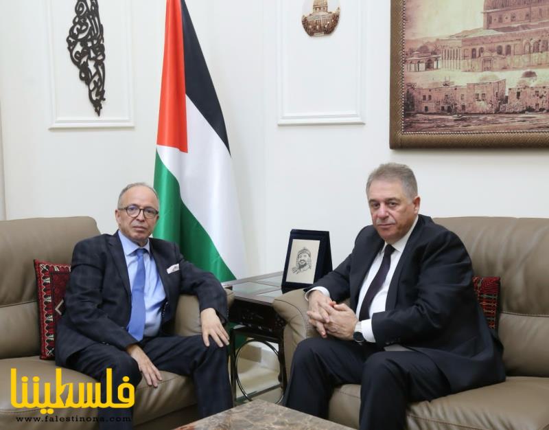 السفير دبور يستقبل سفير الجزائر في لبنان