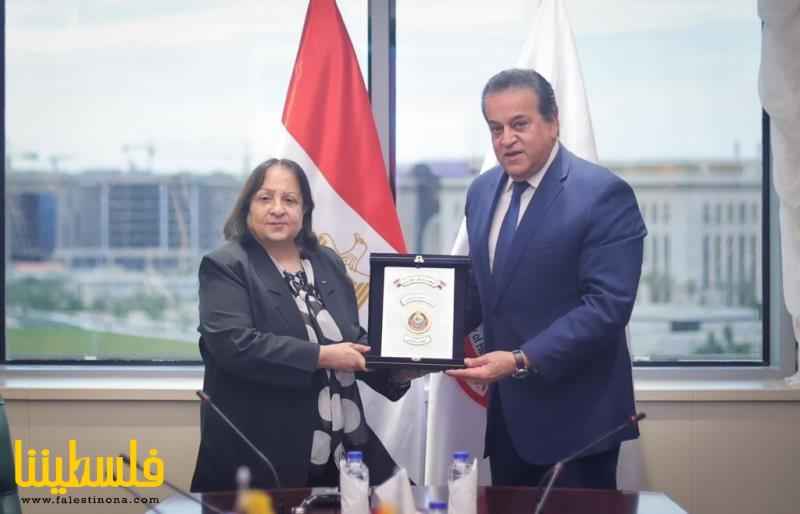 وزيرة الصحة تبحث مع نظيرها المصري الاحتياجات الأساسية وتعزيز ا...