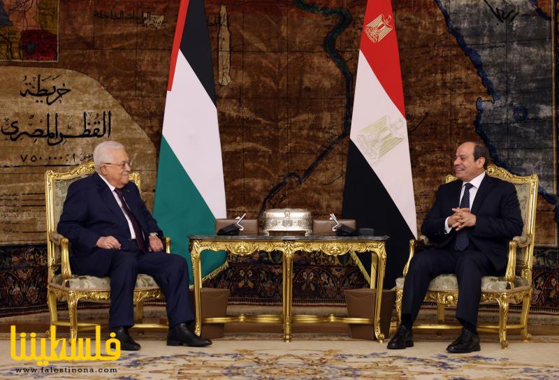 سيادة الرئيس يجتمع مع نظيره المصري